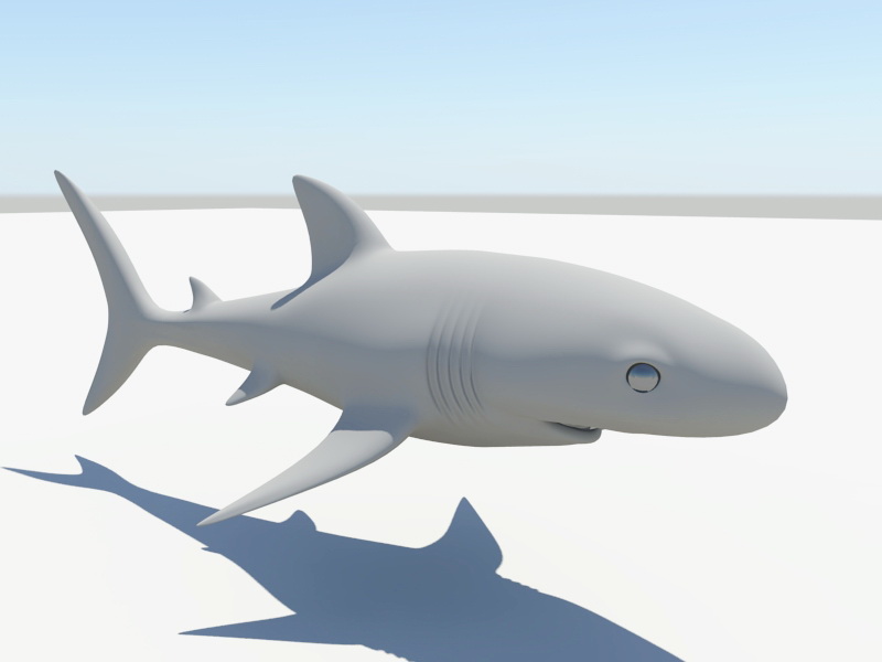 Great White Shark, 3D CAD Model Library