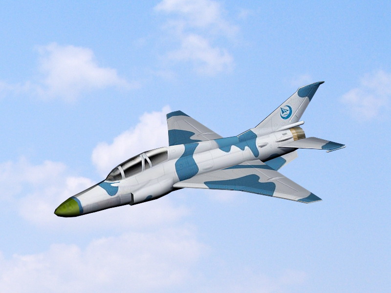 FTC-2000 Mountain Eagle Fighter-Trainer 3d rendering