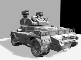 Future Ground Combat Vehicle 3d model preview