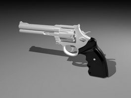 Colt Revolver 3d model preview