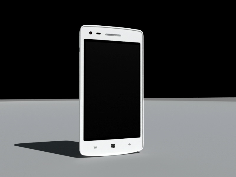 Android Phone 3d rendering