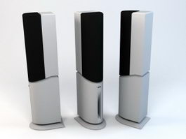 Hi-Fi Speaker 3d model preview