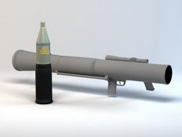 Carl Gustaf Rocket Launcher 3d preview