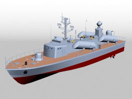 Osa-class Missile Boat 3d model preview