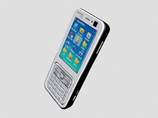 Nokia N73 3d rendering