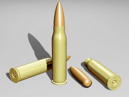 762 Bullet 3d model preview