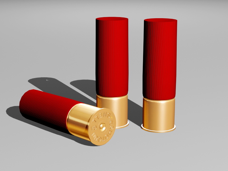 Shotgun Shells - 3D Model by firdz3d