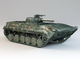 BMP-1 Tracked Infantry Fighting Vehicle 3d model preview