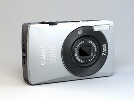 Canon IXUS 75 Camera 3d model preview