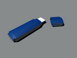 USB Flah Drive 3d model preview