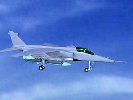 Modern Fighter Plane 3d preview