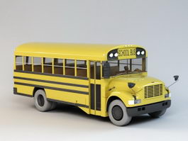 North American School Bus 3d preview