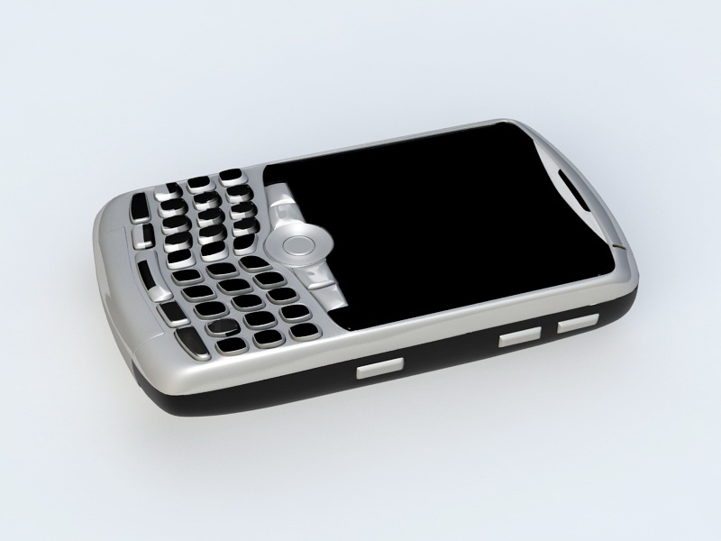 BlackBerry Smartphone 3d rendering