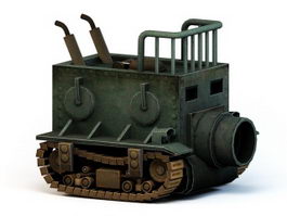 Steampunk Tank 3d preview
