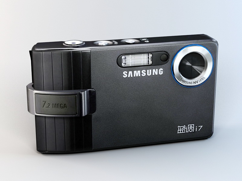 Samsung i7 Camera 3d rendering