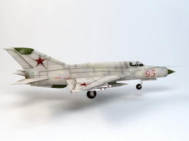 MiG-21 Jet Fighter 3d preview