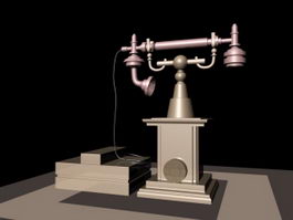 Antique Telephone 3d preview