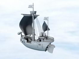 One Piece Going Merry 3d preview