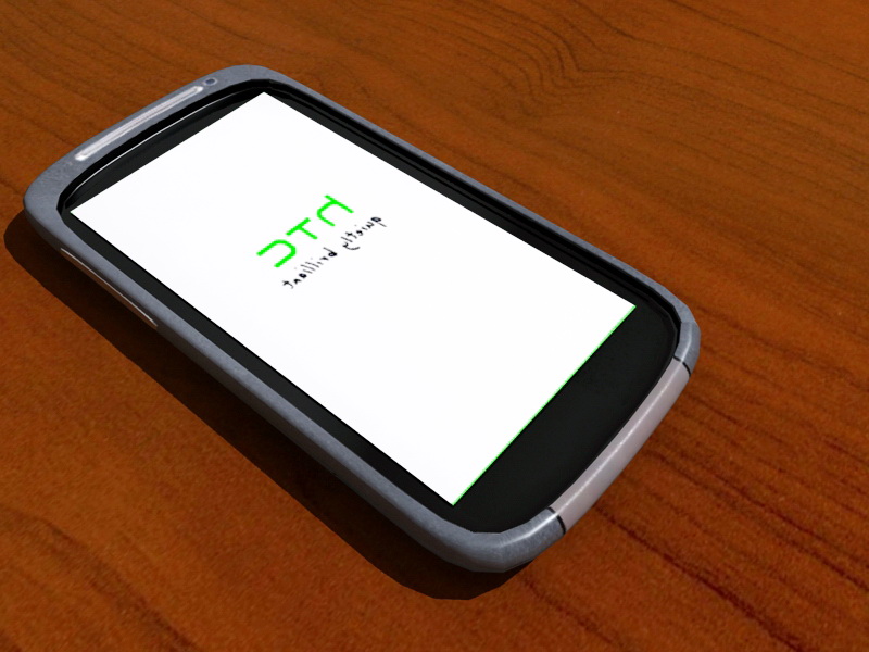 HTC G14 Smartphone 3d rendering