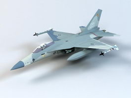 F-CK-1 Fighter Aircraft 3d model preview