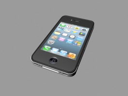 iPhone 4 Plus 3d model preview