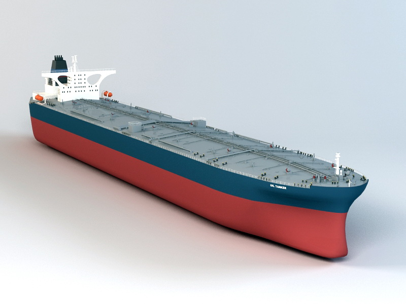 Commercial Oil Tanker 3d model 3ds Max files free download
