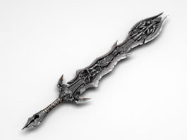 Hell Sword 3d model preview