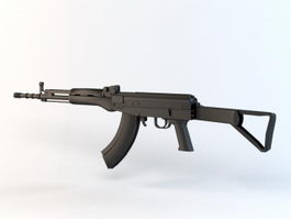 Type 81 Assault Rifle 3d model preview