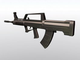 QBZ-95 Chinese Assault Rifle 3d model preview