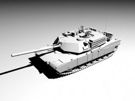 Military Tank 3d model preview