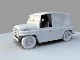Willys Military Jeep 3d preview