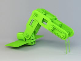Industrial Robotic Arm 3d model preview