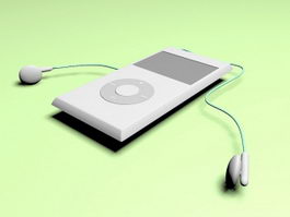 MP3 Player 3d model preview