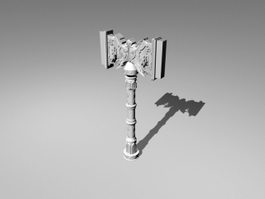 Warhammer Weapon 3d model preview