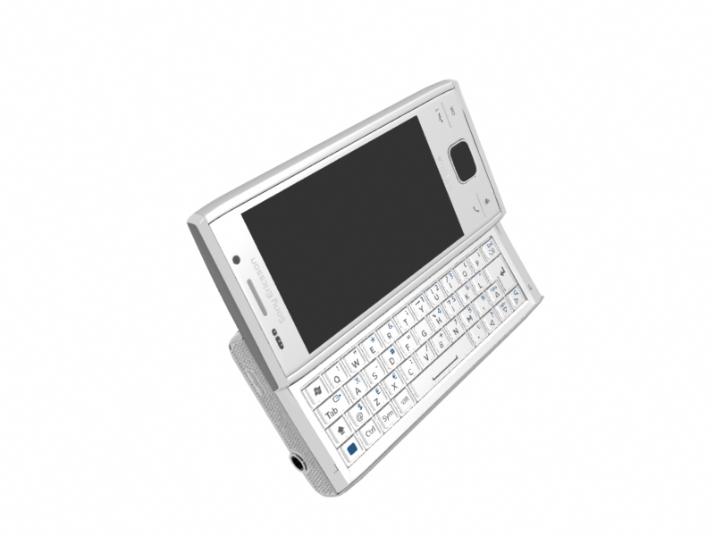 Sony Ericsson Xperia X2 3d rendering