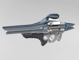 Sci-Fi Laser Gun 3d model preview