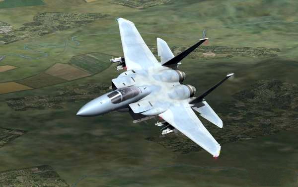 F-15 Tactical Fighter Aircraft 3d rendering