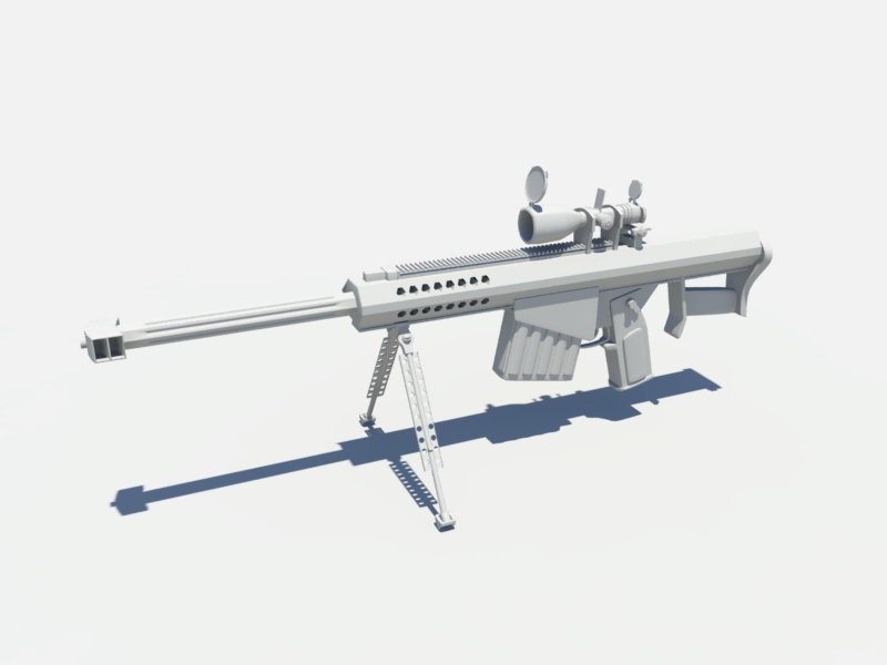 QBZ95 Automatic Rifle 3d rendering