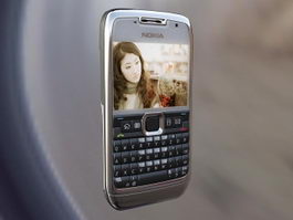 Nokia E71 Smartphone 3d model preview