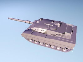 Leopard 2 Main Battle Tank 3d model preview