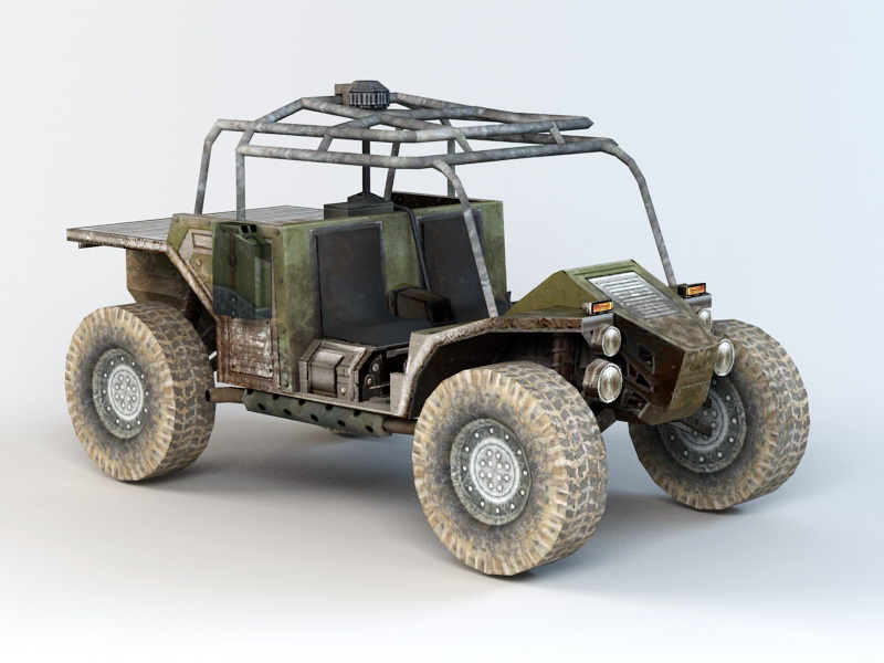 Military Buggy 3d model 3ds Max files free download - modeling 47463 on ...