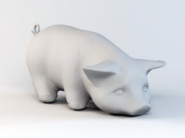 Pig Figure 3d preview