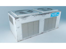 Commercial Air Conditioning Unit 3d model preview