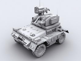 Unmanned Ground Combat Vehicle 3d preview