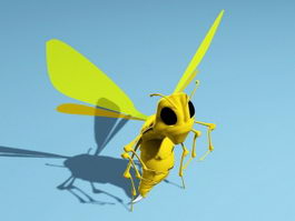 Wasp Cartoon 3d preview