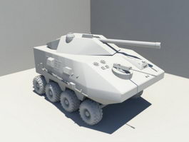 Light Armored Fighting Vehicle 3d model preview