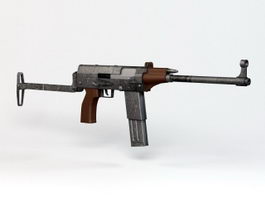 Type 79 Submachine Gun 3d model preview