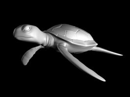 Sea Turtle 3d model preview