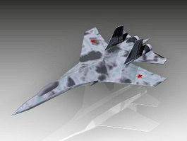 Su-35 Flanker-E Fighter Aircraft 3d preview