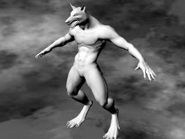Male Werewolf 3d preview